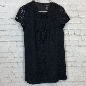 Forever21 Black Lace Dress  With Slip Size Small